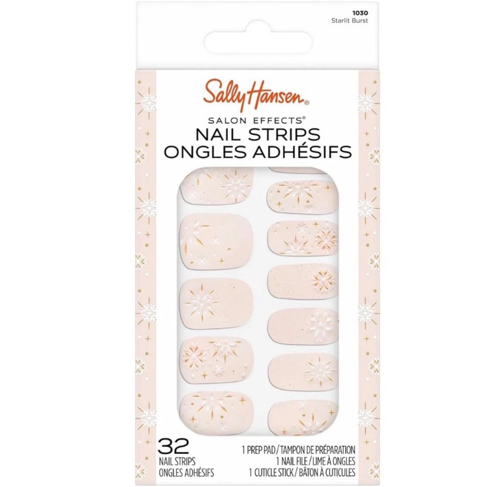 Snowflake Nail Strips